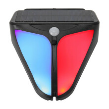 Solar Warning Light IP65 Waterproof 129db 4 Modes Warning Lamp for Yard Orchard Railings
