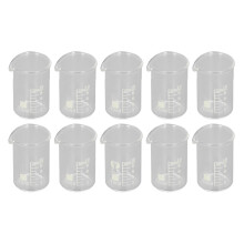 10PCS Beaker Borosilicate Glass Clear Scale Laboratory Beaker for Academic Industrial Experiment 10ml