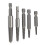 6Pcs Headless Screw Extractor Set Woodwork Hex Shank Fine Teeth Stripped Remover Tool 4