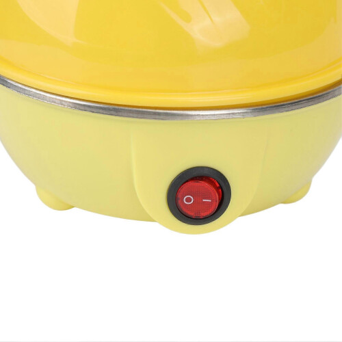 Electric Egg Cooker Multifunction Chicken Shape Rapid Egg Boiler 7 Egg Capacity Automatic Shut Off Mini Breakfast Machine US Standard 110V 2