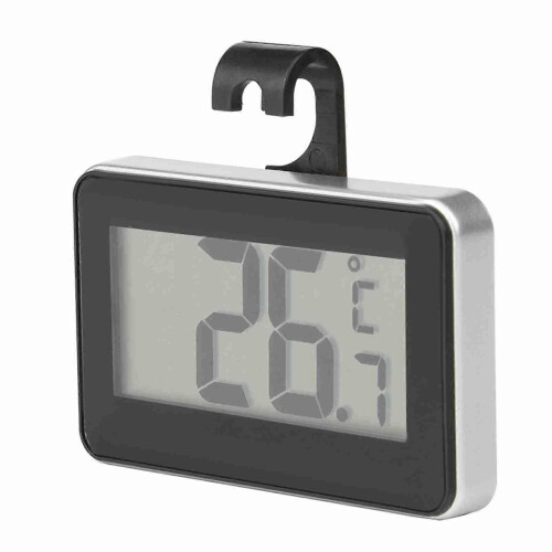 High Accuracy Waterproof Electronic Thermometer for Refrigerator Fridge Temperature Black 2