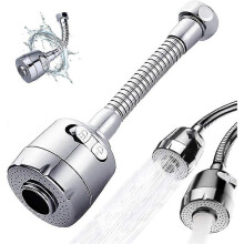 Faucet Nozzle, Kitchen Faucet Extender, Faucet Fan, Spray Faucet Extender, 360 Rotating Faucet Extender, Foam And Rain Mode, 17cm