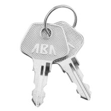 Buitenboordmotorslot voor schepen met 2 sleutels en extra veilige roestvrijstalen hardware.