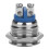 5 Pcs/set 16mm 250V Metal Waterproof 2Pin Mini Push Button Switch(flat head) 5