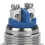 5 Pcs/set 16mm 250V Metal Waterproof 2Pin Mini Push Button Switch(flat head) 6