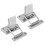 2pcs Stainless Steel Hardware Cabinet Case Spring Loaded Latch Catch Toggle Hasp 4