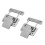 2pcs Stainless Steel Hardware Cabinet Case Spring Loaded Latch Catch Toggle Hasp 5