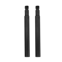 2Pcs 60mm Bicycle Presta Valve Extender Inner Tyre Valves Extension (Black)