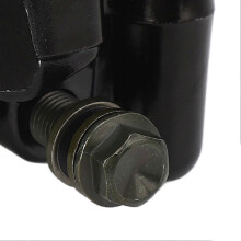 6-mm-Hinterradbremssattel, Metallscheibenbremssattel-Baugruppe mit Bremsbelägen, Ersatz für Coleman Powersports KT196 KT196C 196 cm³ 6,5 PS Go-Kart