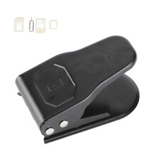 Universele 3-in-1 standaard micro-nanometer SIM-kaartsnijder, 3 SIM-adapters en 1 SIM-kaartnaald