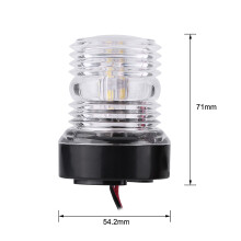 12V Marine Boot Jacht Navigatie Rondom 360 Wit LED Ankerlicht Waterdicht