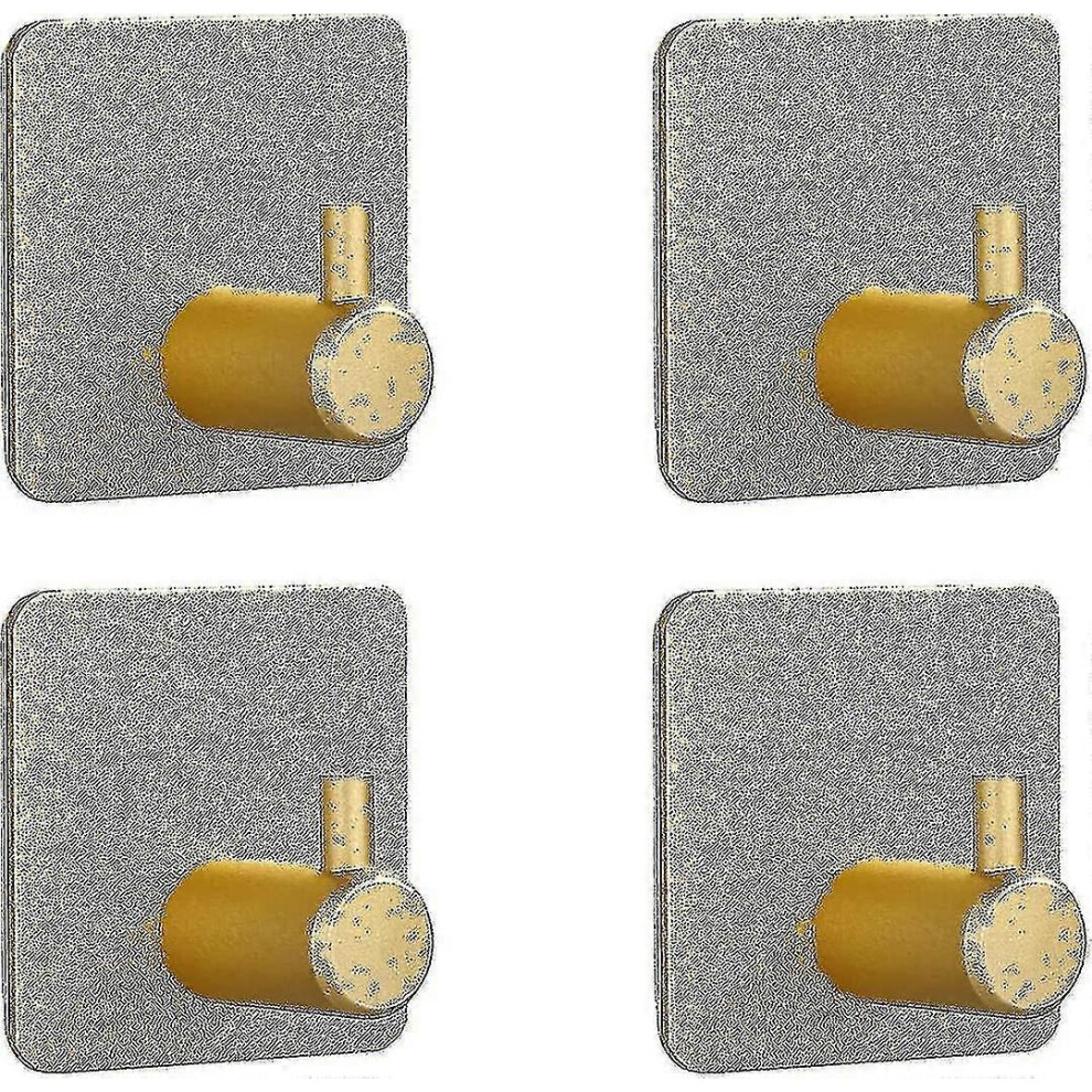 Photos - Other for Repair 4 Pieces Adhesive Wall Hook, Picture Hanger Without Drilling Wall Hook, Adhesive Wall Hook,  Hs(gold)