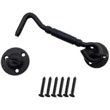 Barn Door Lock, 4 Inch Stainless Steel Door Hook & Eye Latch with Mounting Screws, Door Lock LatchNEW