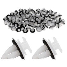 100pcs Plastic Rivets Clip Compatible With-bmw E46 E53 E90 E91 E70 Door Panelwanan
