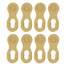 4 Paar Stahl-Fahrradketten-Verbindungsstücke für 12-Gang-Ketten, goldfarben