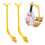 2Pcs/Set Golf Swing Trainer Alignment Training Aid \n\nWrist Control Posture Correcting \n\nPractice ToolsYellow 5