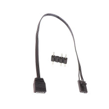 Corsair 4-Pin RGB to ARGB 3-Pin 5V Adapter Cable 25cm for PC Lighting