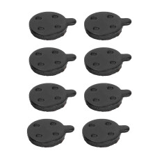 4 Pairs Red Copper Semi Metal Brake Disc Rotor Pad Replacement Parts for 10in Electric Scooter