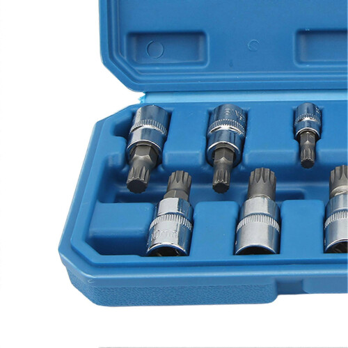 50pcs Extra Long Security Bit Set Square Flat Hex Spline Clutch Torq Multi Sizes Screwdriver Bits 2