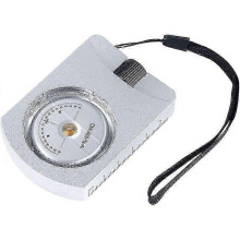 Draagbare aluminium hoogtemeter/clinometer voor het meten van hoogtes, hellingen en hoeken-Professioneel, nauwkeurig, compact, zilverkleurig