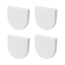 4Pcs Shower Curtain Clips Windproof Self Adhesive Easy Install Splash Guard Holders Bathroom Supplies KAESI