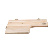 L-förmiger Ständer aus Naturholz für kleine Haustiere, Plattformspielzeug aus Holz, Hüpf- und Kletterbrett