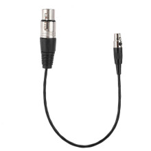 Mini XLR 3-pins female naar XLR 3-pins female kabel voor camera's/spiegelreflexcamera's met standaard microfoonaansluiting