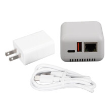 USB 2.0 netwerkprintserver 5V LAN-printserver Draadloze printserver voor Windows XP, Android en Linux 3.4 100-240V US-stekker