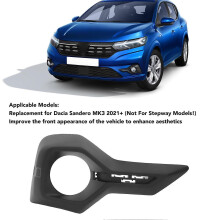 Afdekking mistlamp voorzijde, sportieve stijl, vervanging mistlampframe voor Dacia Sandero MK3 2021+ links 261A39803R