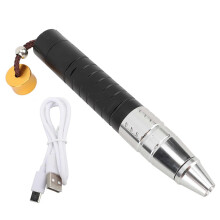 Gemstone Identification Lights with Tail Switch USB Type C UV White Yellow Light 3 in 1 LED 365nm Flashlight for Gems Jade