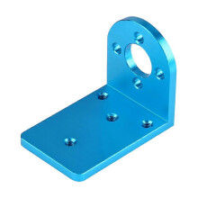 1pc Metal L Shape Motor Mounting Holder Seat Base for 370 380 390 2030 2040 2435 Motors