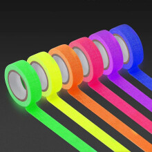 Fluoreszierendes Tuch/Neon-Gaffer-Tape, superhell für Leuchtparty-Zubehör