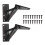 80 Degrees Shear Hinge Cold Rolled Steel Foldable Upturned Support Hinge for Cabinet Doors Bed Sofa 2