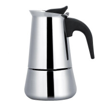 Draagbare roestvrijstalen koffiepot/mokapot/espressomachine (300 ml)