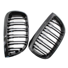 Paar Frontgrill-Ersatzgitter für BMW 1er E81 E87 2004-2007, Rennsport-Styling-Grills
