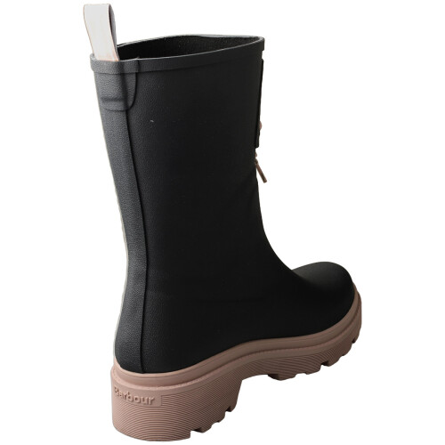 Barbour (38) Barbour Womens DEVLIN Gummistiefel Dusky Grey Gardenia Pink 1