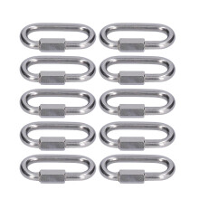 10 Stück Schnellverbinder, robust, langlebig, einfach zu montieren, kleine Größe, Kettenverbinder M4