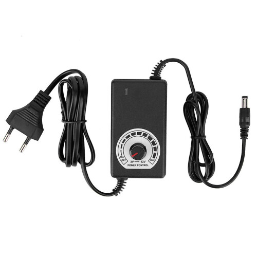 3-12V 3A Voltage Regulation Dimming Power Supply DC Regulator Adapter for LED Light