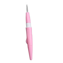 Stick- und Filznadel-Stanzstift mit 3 feinen Nadeln, Set für DIY-Bastelarbeiten (Pink)