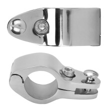 2 stuks roestvrijstalen scharnierende schuifbeslagen voor boten en schepen, 30 mm/1,18 inch