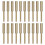 20Pcs Chainsaw Sharpener Burr Grinding Head Rotating File Sharpening Tool Set KitGold 5.5mm 2