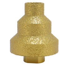 Diamantdeeltjes conische gatenopener M10 schacht 20 35 50mm Droog Nat conische boor gatenopener