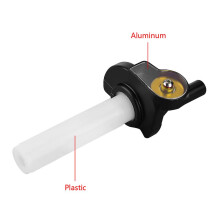 22mm Motorcycle Visual Throttle Grips Twist Gas Throttle Handle for Dirt Bike Blue Roller