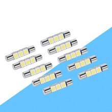 2x 6000K Weiße H6M COB LED Motorrad-/ATV-Scheinwerfer-Nebelscheinwerferlampe PX15d P15D25‑1