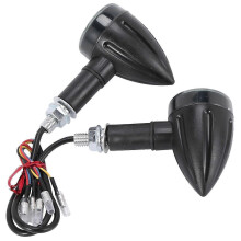 2 Stück Motorrad-Blinker 6-LED-Anzeige Lokomotiv-Universal-Blinker js