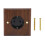 Wall Outlet Black Walnut Standard Retro Electric Wall Power Light Switch Socket Board 16A 1