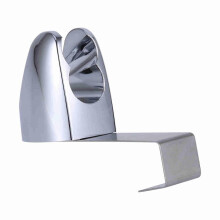 Houder/haak van roestvrij staal (ABS) voor handdouche, toilet en bidetsproeier (twee posities).