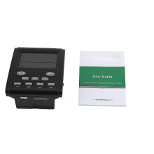 Multifunctionele digitale wekker, automatische islamitische gebedsklok voor op tafel of bureau, zwart