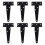 6 PCS 4 Inch T-Strap Hinges Rustic Gate Strap Hinge Rustproof Gate Door Black Hinges for Windows, Fe 1