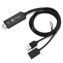 USB to HDMI Adapter Cable for Screen Mirroring 1920 x 1080P for Android and iOS Devices